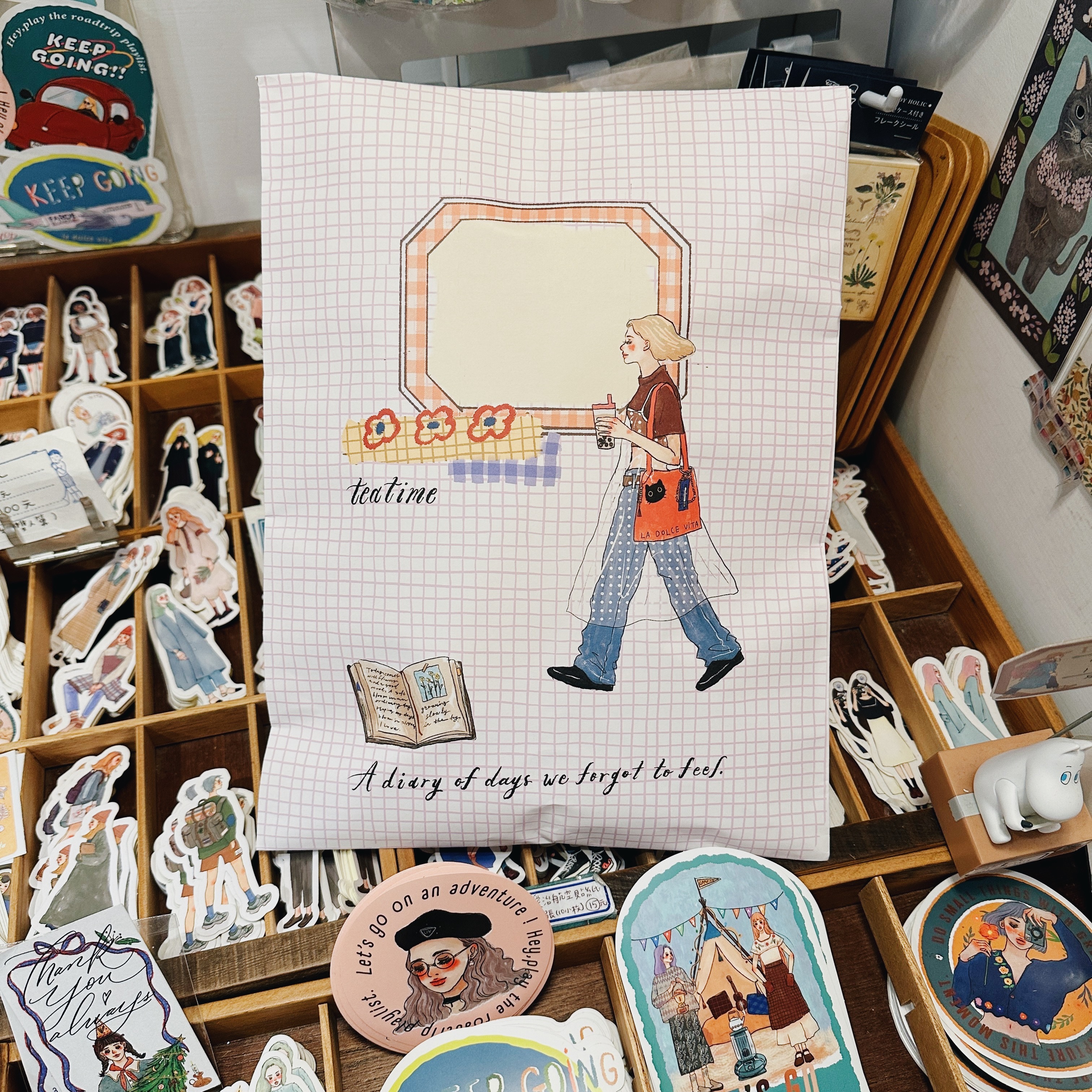 我們快樂地向前走＿愛治文具房 包裝信封袋