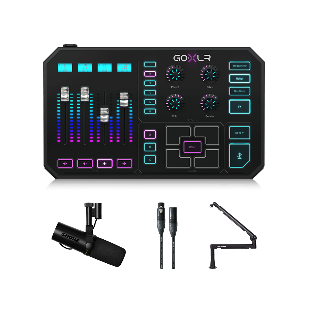 TC Helicon GO XLR & SM7dB 電競直播套組