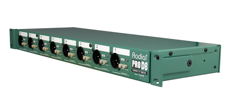 Radial Engineering - ProD8 8-channel Rackmount DI