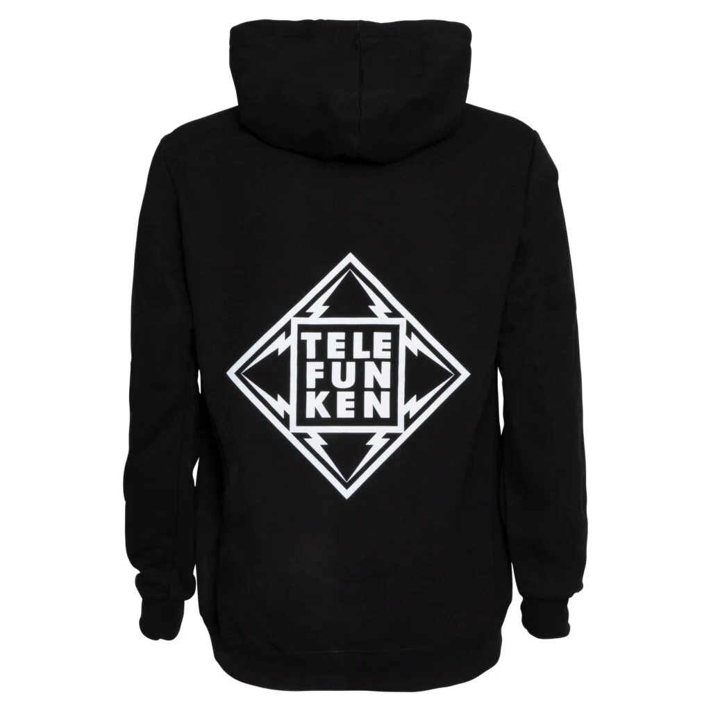 Telefunken - Black Zip Up Hoodie