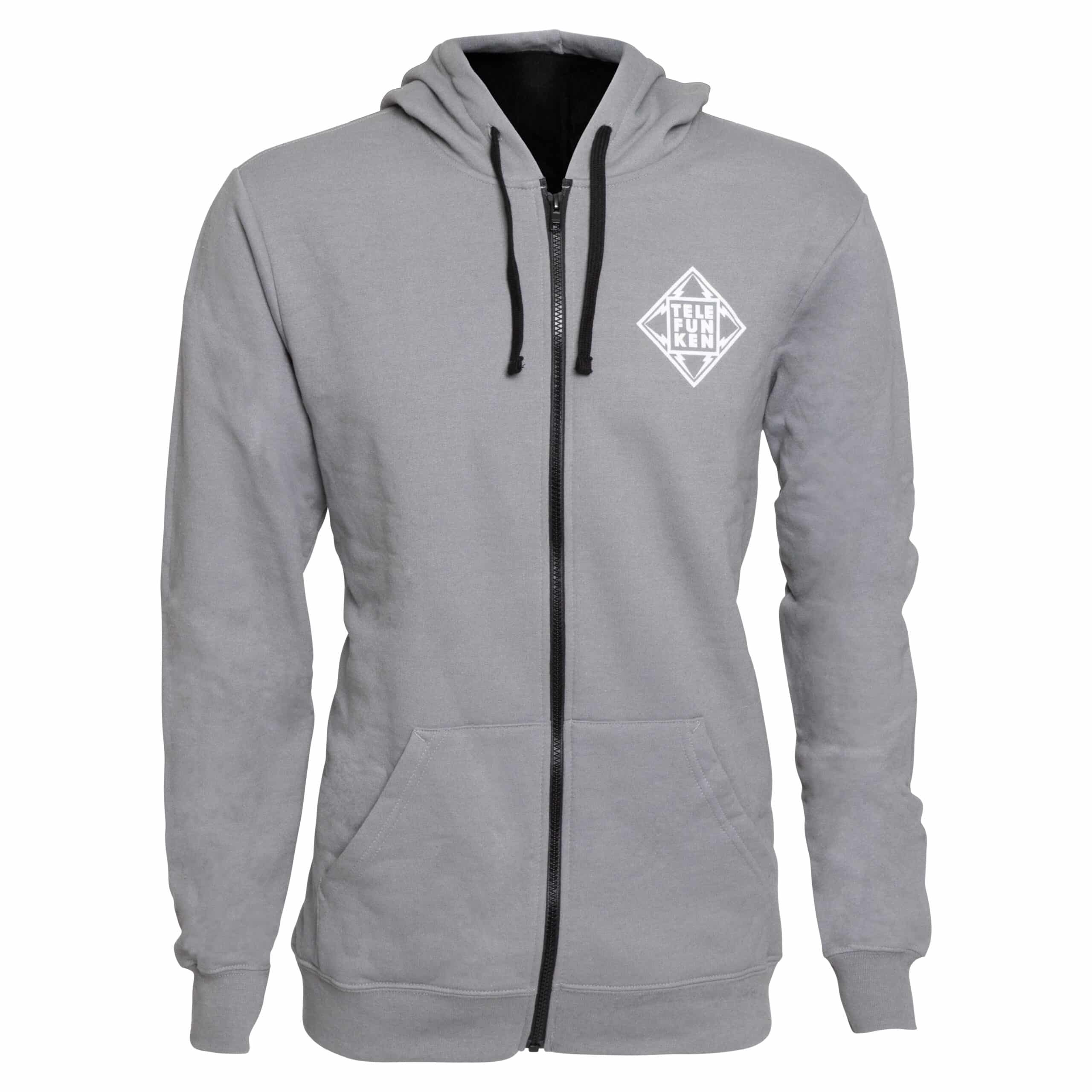 Telefunken - Gray Zip Up Hoodie