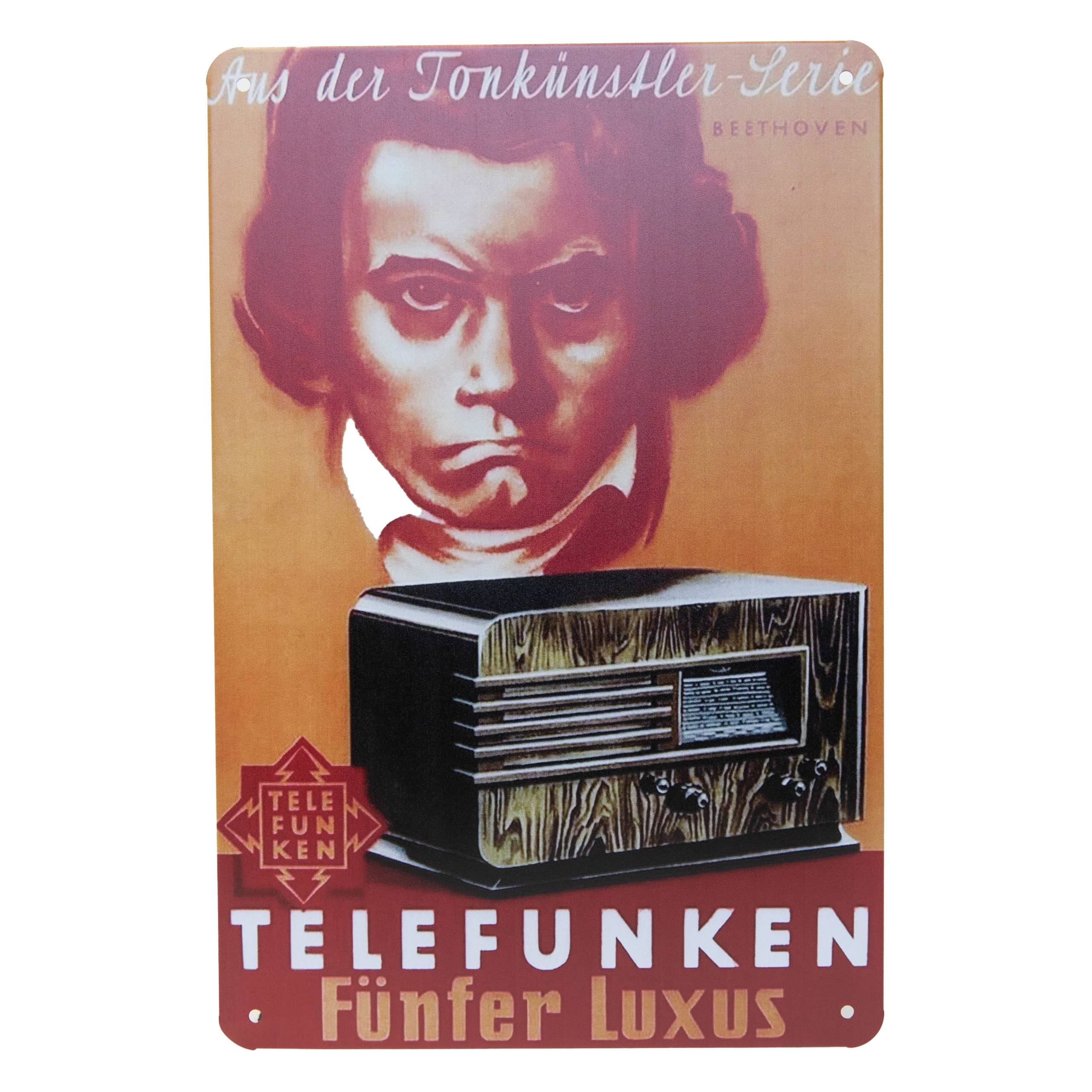 Telefunken - Metal Sign – Beethoven