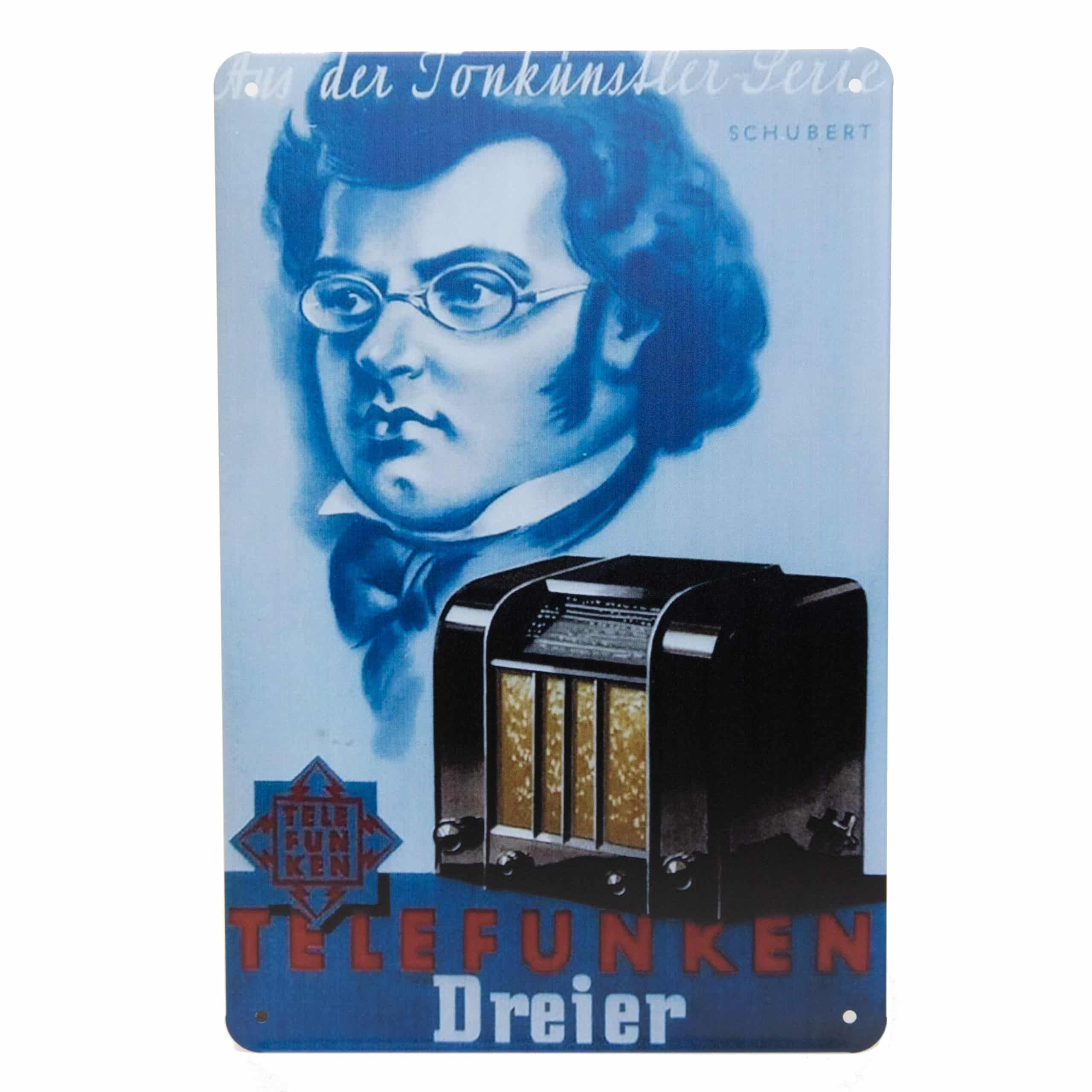 Telefunken - Metal Sign – Shubert
