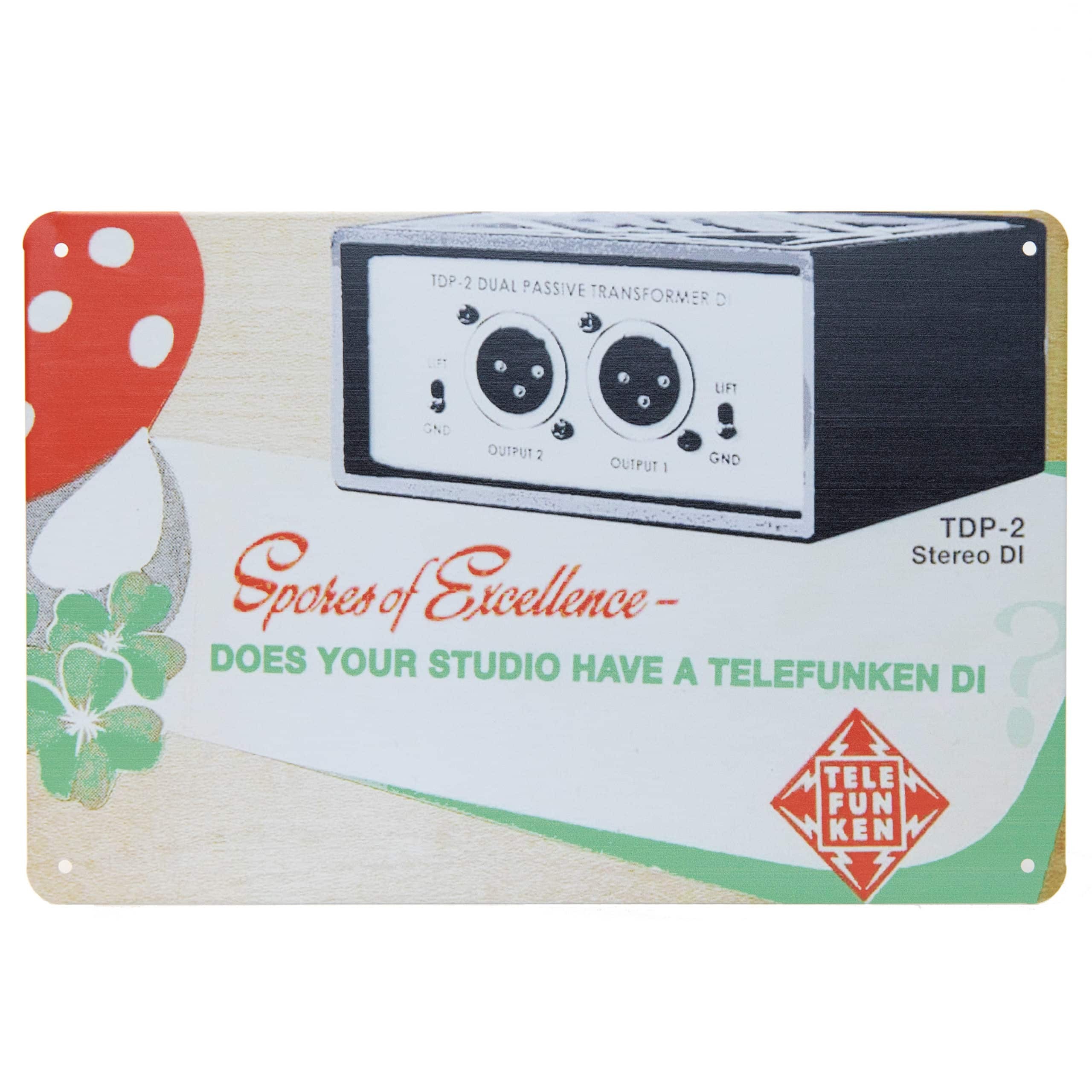 Telefunken - Metal Sign – Spores Of Excellence