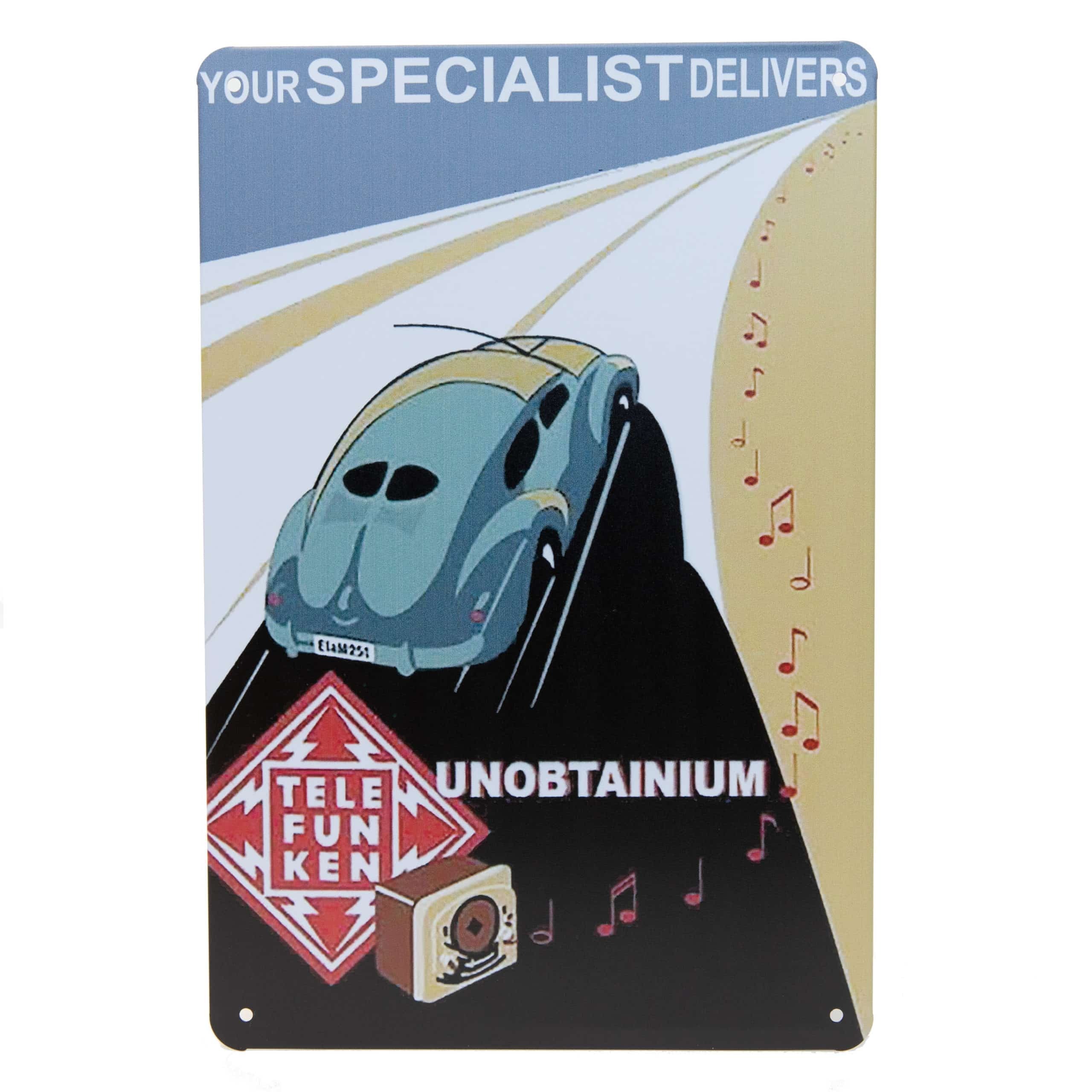 Telefunken - Metal Sign – Your Specialist Delivers