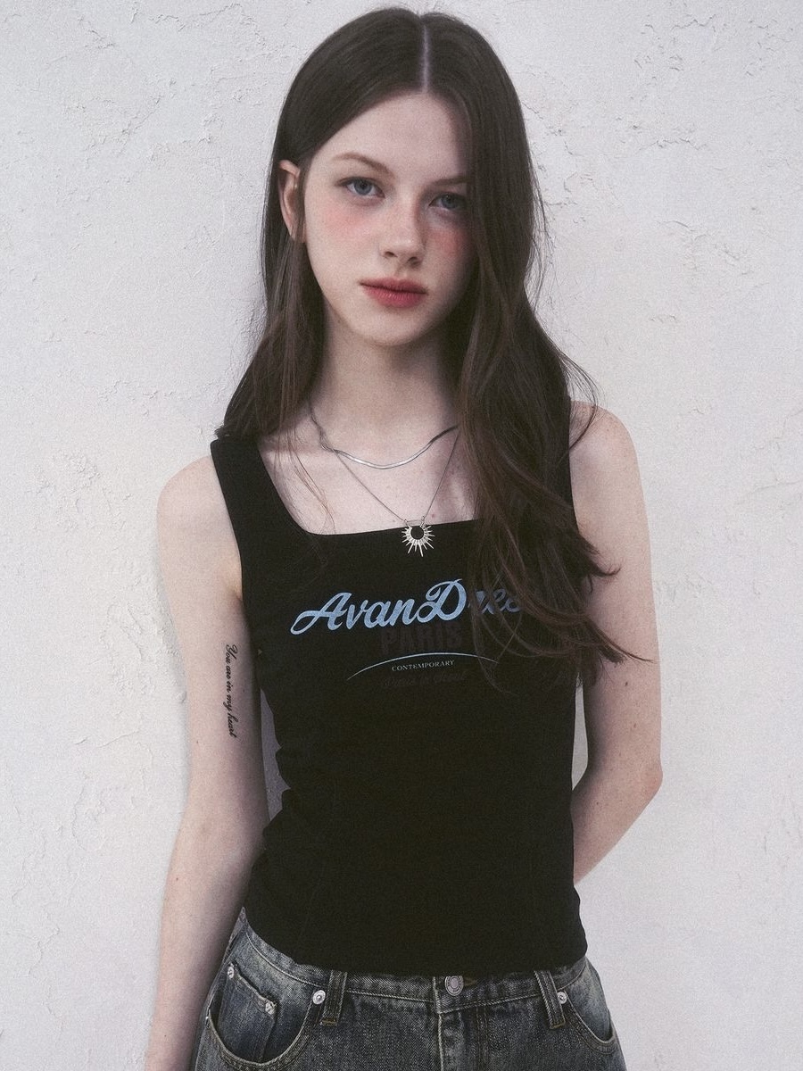 <預購> 韓國AVANDRESS Ringside 修身短版背心