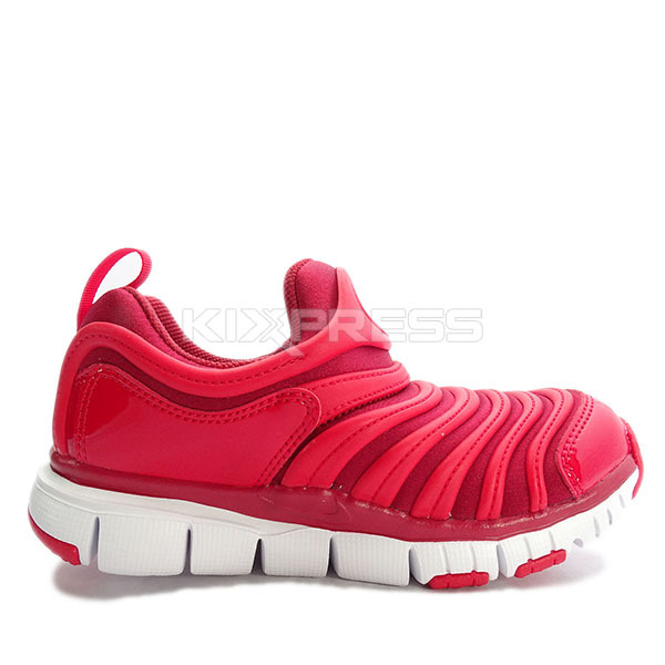 Nike dynamo free (ps) ap 343738-621 童鞋 紅 白