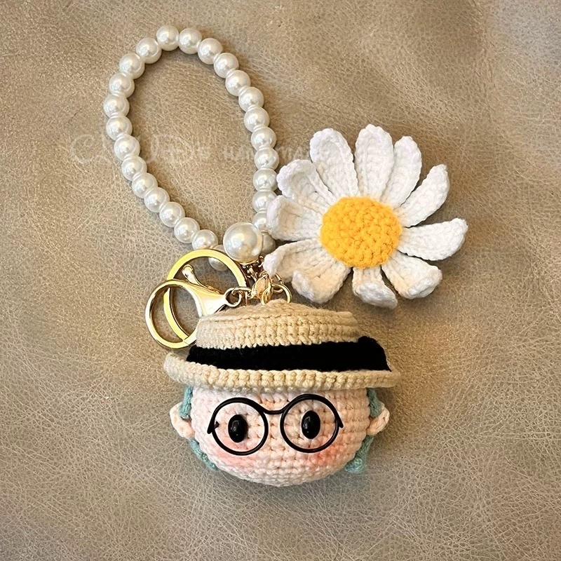 [hao nice] 致敬GD手工編織吊飾 草帽權志龍+雛菊🌼