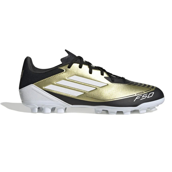 Adidas F50 League 2G/3G AG Messi JH9627 男女 足球鞋 草地 黑金
