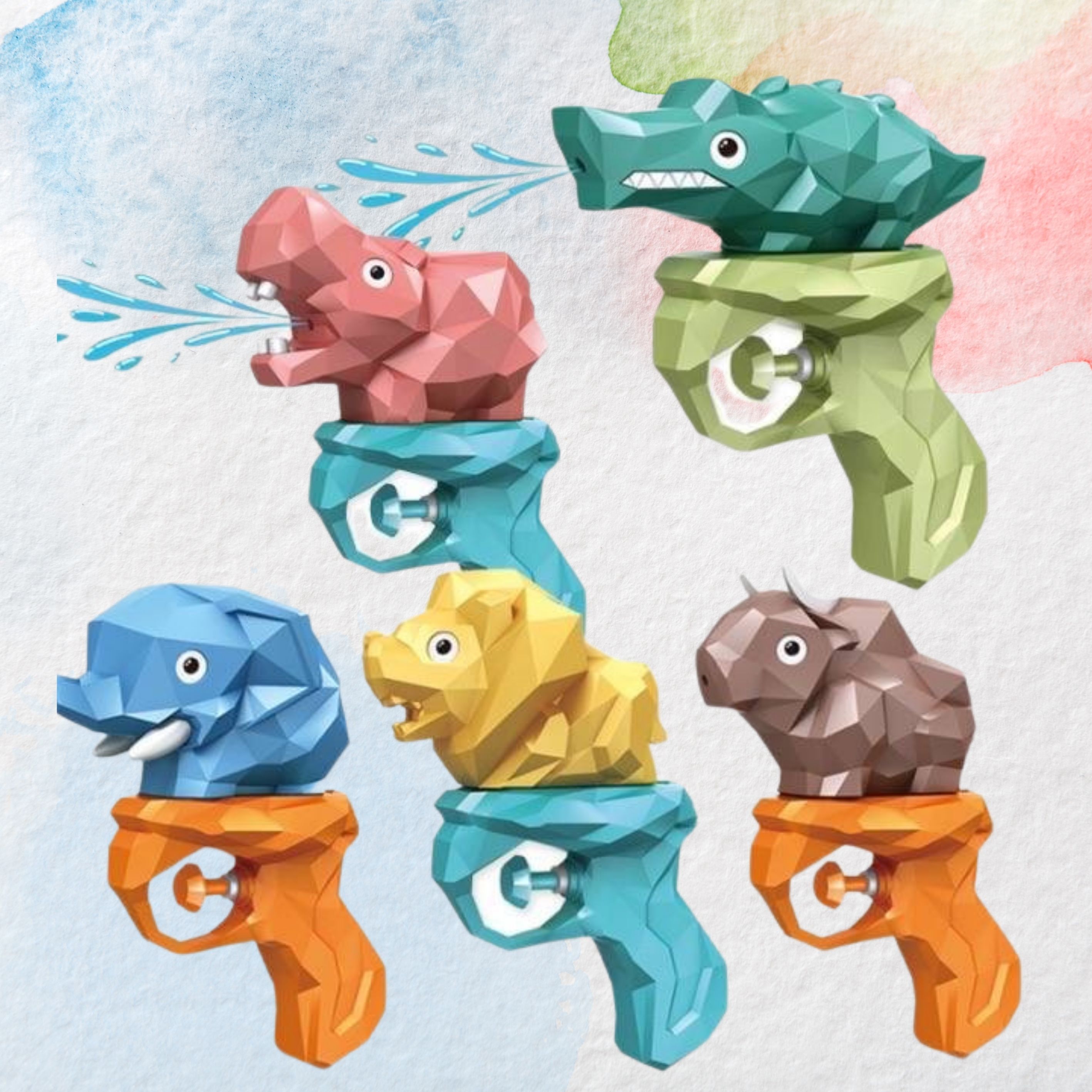 彰化分會｜恐龍水槍組/5入-樣式隨機出貨