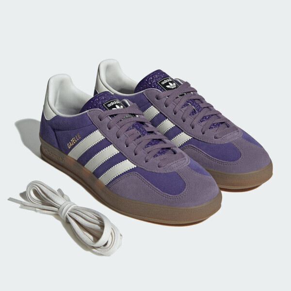 Adidas Gazelle Indoor IF9645 男女 運動休閒鞋 德訓鞋 復古 麂皮 膠底 舒適 穿搭 紫