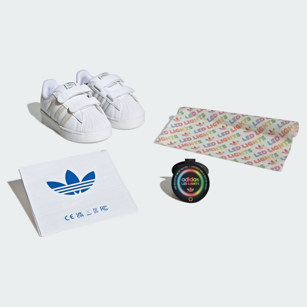 Adidas Superstar Led Lights Cf I JI0511 小童 運動休閒鞋 舒適 LED 白