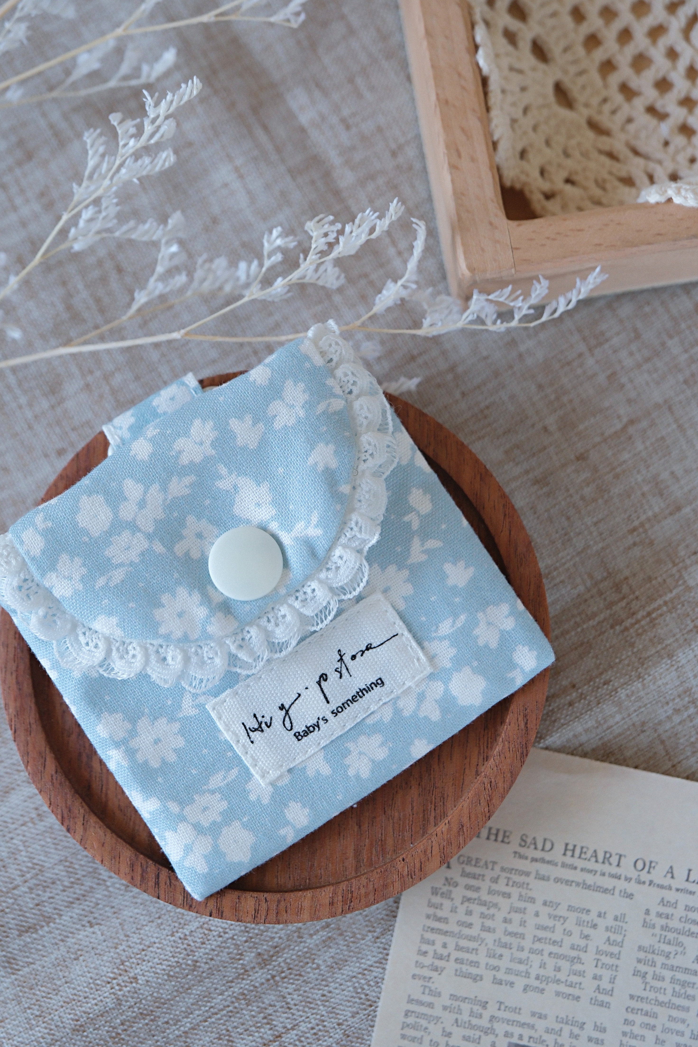 Hi Y.P store-平安符袋-獨家設計款-霧藍霜語