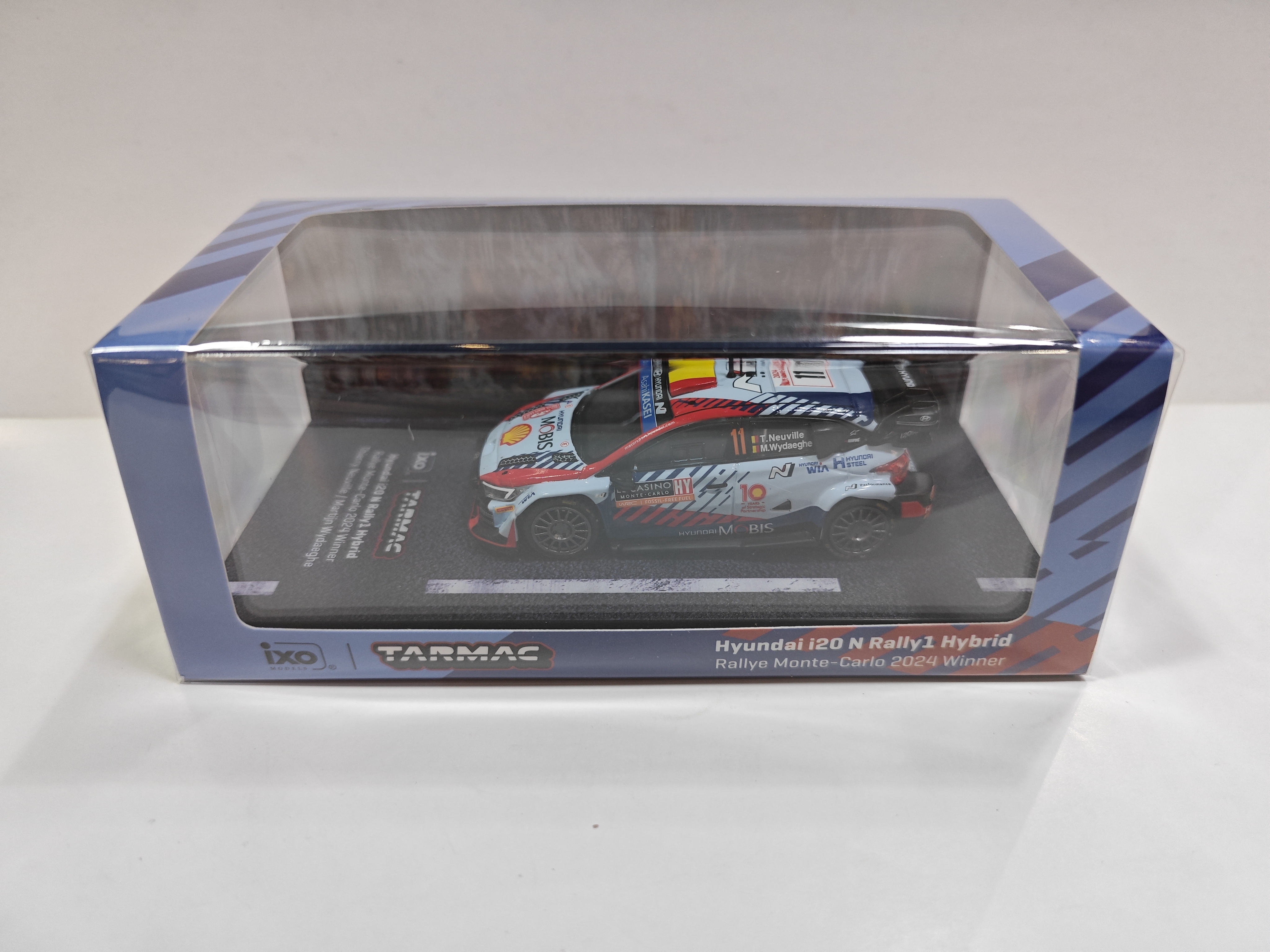 Miniature 1:64 Hyundai I20 N Rally1 Hybrid 2024 - Spécial Monte Carlo | Tarmac Works
