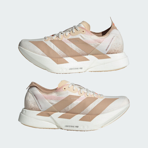 Adidas Adizero Adios Pro 4 W JR6359 女 慢跑鞋 彈力 支撐 緩震 棕 粉紅