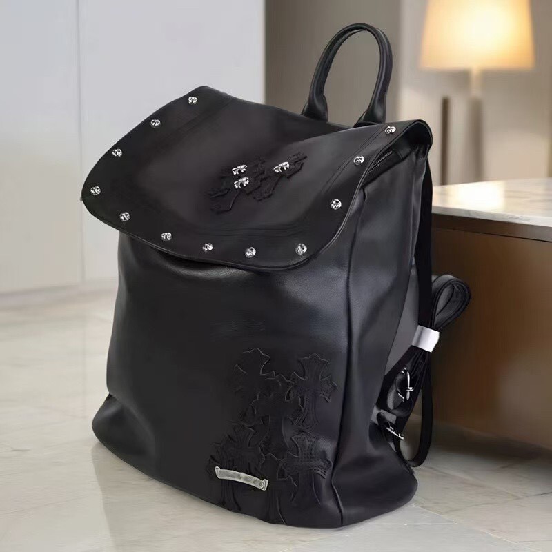 【0329克羅心牛皮後背包】