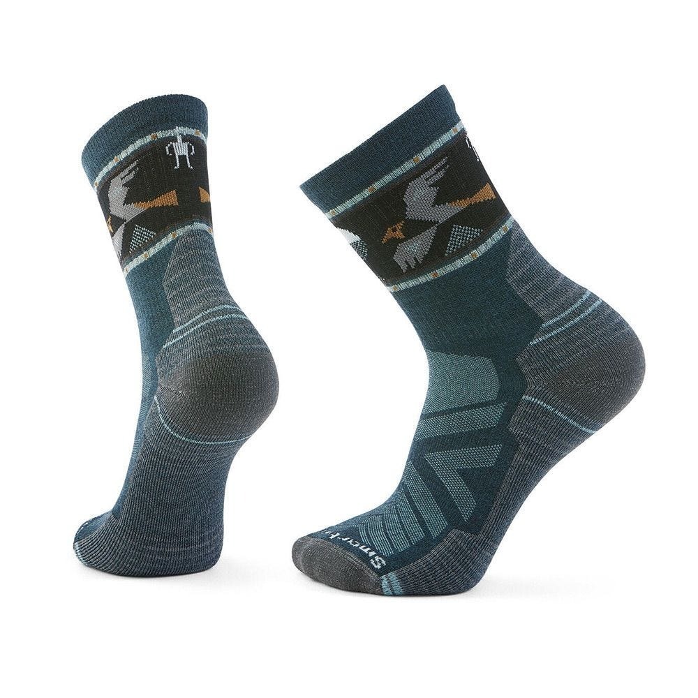 【Smartwool】機能戶外全輕量減震中筒襪-炭黑色、暮光藍 / SW002737