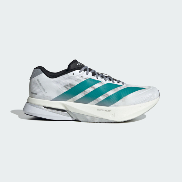 Adidas Adizero Boston 13 M JR4791 男女 慢跑鞋 彈力 支撐 緩震 白 綠