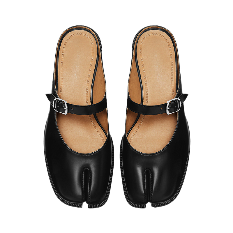 Maison Margiela] 黑色TABI瑪莉珍穆勒拖