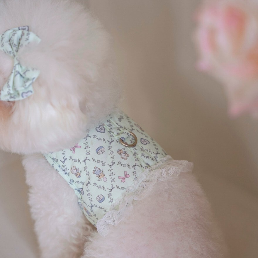 OPAAAP 涼感泰迪蕾絲胸背衣 (薄荷)