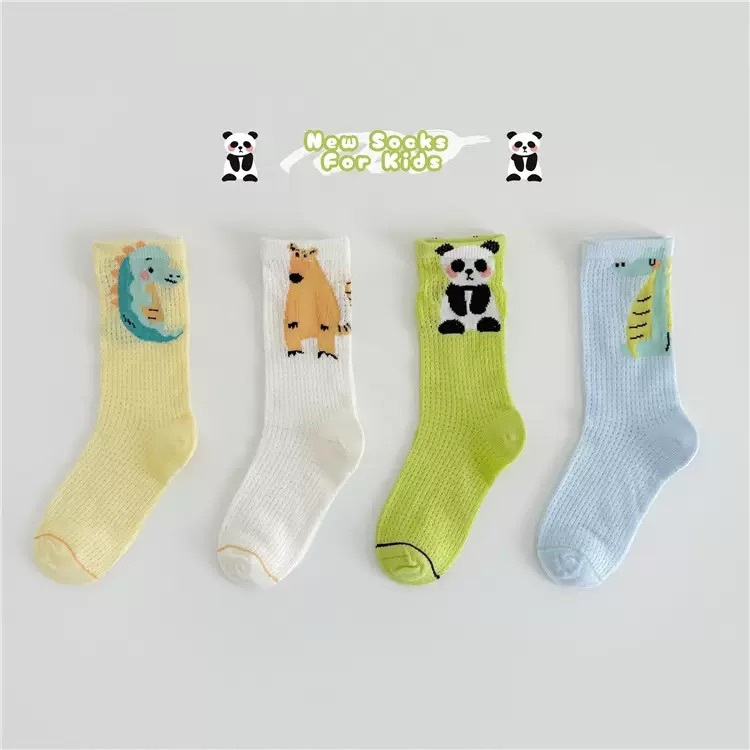 動物世界網眼襪