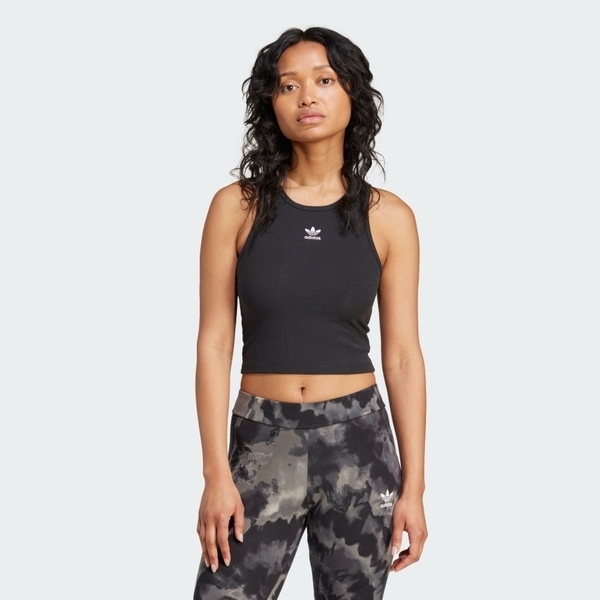 Adidas Ess Rib Tank IW5736 女 背心 運動背心 黑 亞版