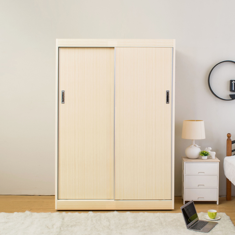 南亞塑鋼-5.2尺二推/拉門塑鋼衣櫃