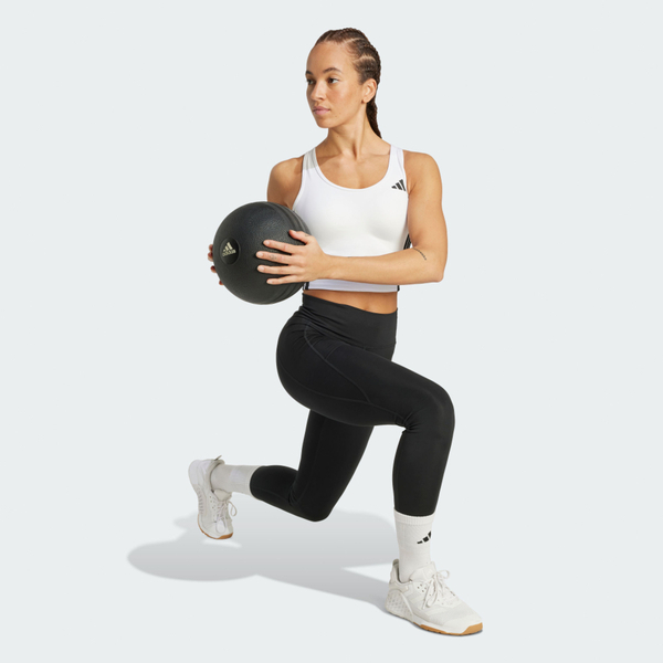 Adidas Dly Bra Tank 3s KC2471 女 輕支撐 運動內衣 吸濕排汗 白 亞版