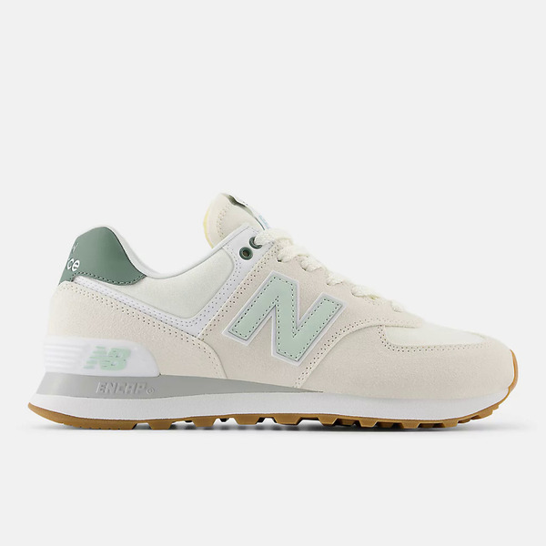 New Balance 574 WL574CGR 女 運動休閒鞋 復古鞋 麂皮 舒適 緩震 果凍綠