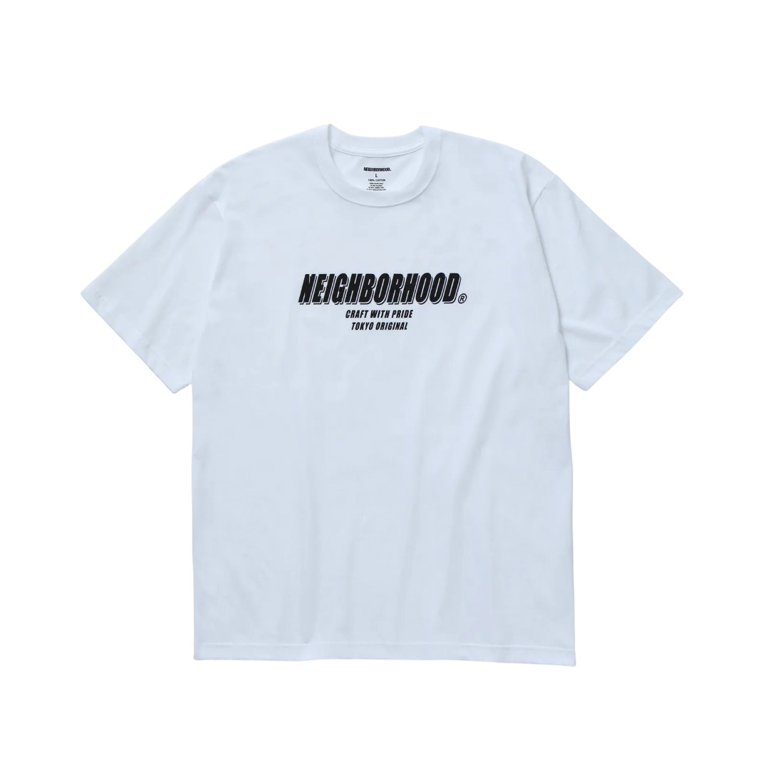 Neighborhood 25S/S NH. Tee SS-1 粉 / 水藍 / 白 / 黑 / 灰 重影Logo 圓領短袖 251PCNH-ST01