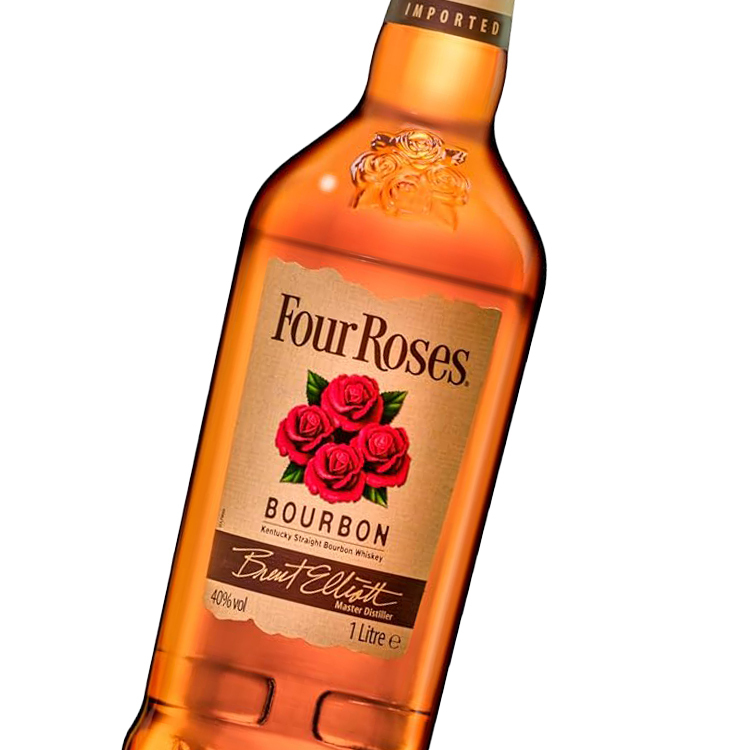 Four Roses Kentucky Straight Bourbon Whiskey 1000ml 四玫瑰美國波本威士忌