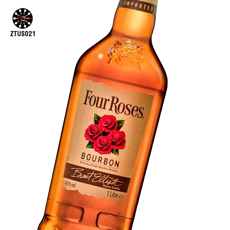 Four Roses Kentucky Straight Bourbon Whiskey 1000ml 四玫瑰美國波本威士忌