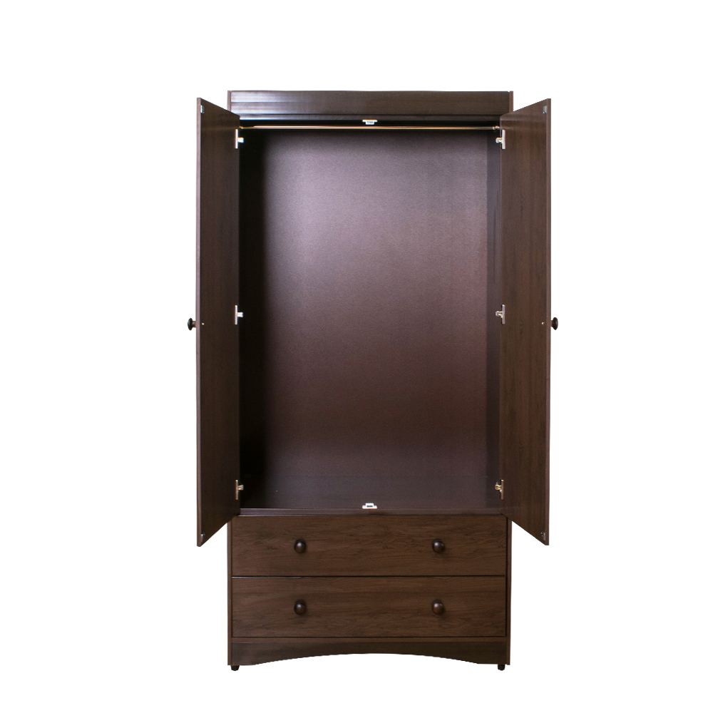 南亞塑鋼-3.1尺二開門二抽塑鋼衣櫃