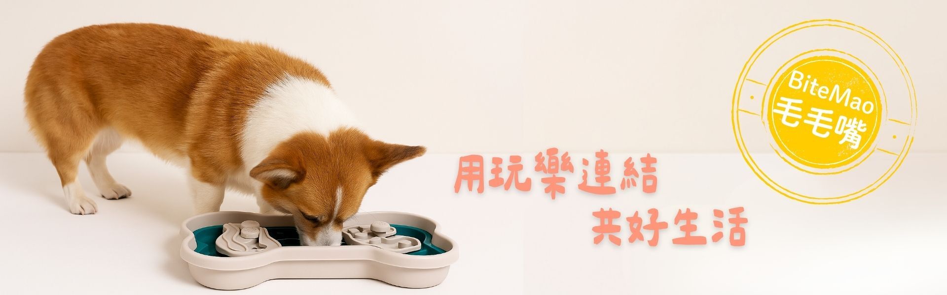 毛毛嘴BiteMao品牌理念用好玩趣味連結寵物共好生活