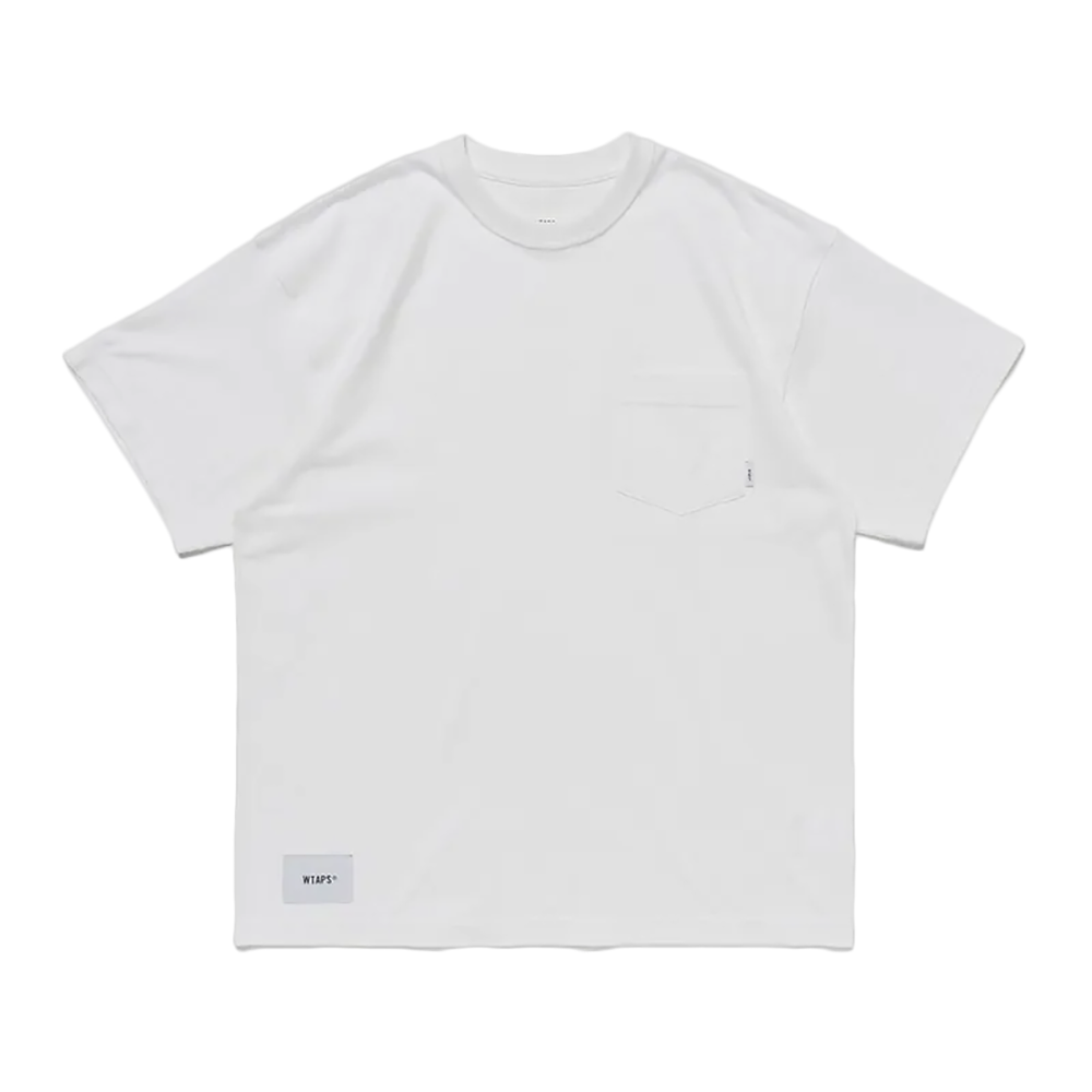 Wtaps All / Ss / Cotton 白 / 黑 圓領素短袖 251ATDT-CSM34