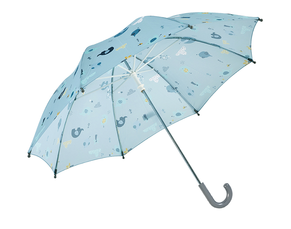 RAINSTORY兒童手開直骨傘(森林小圓象)