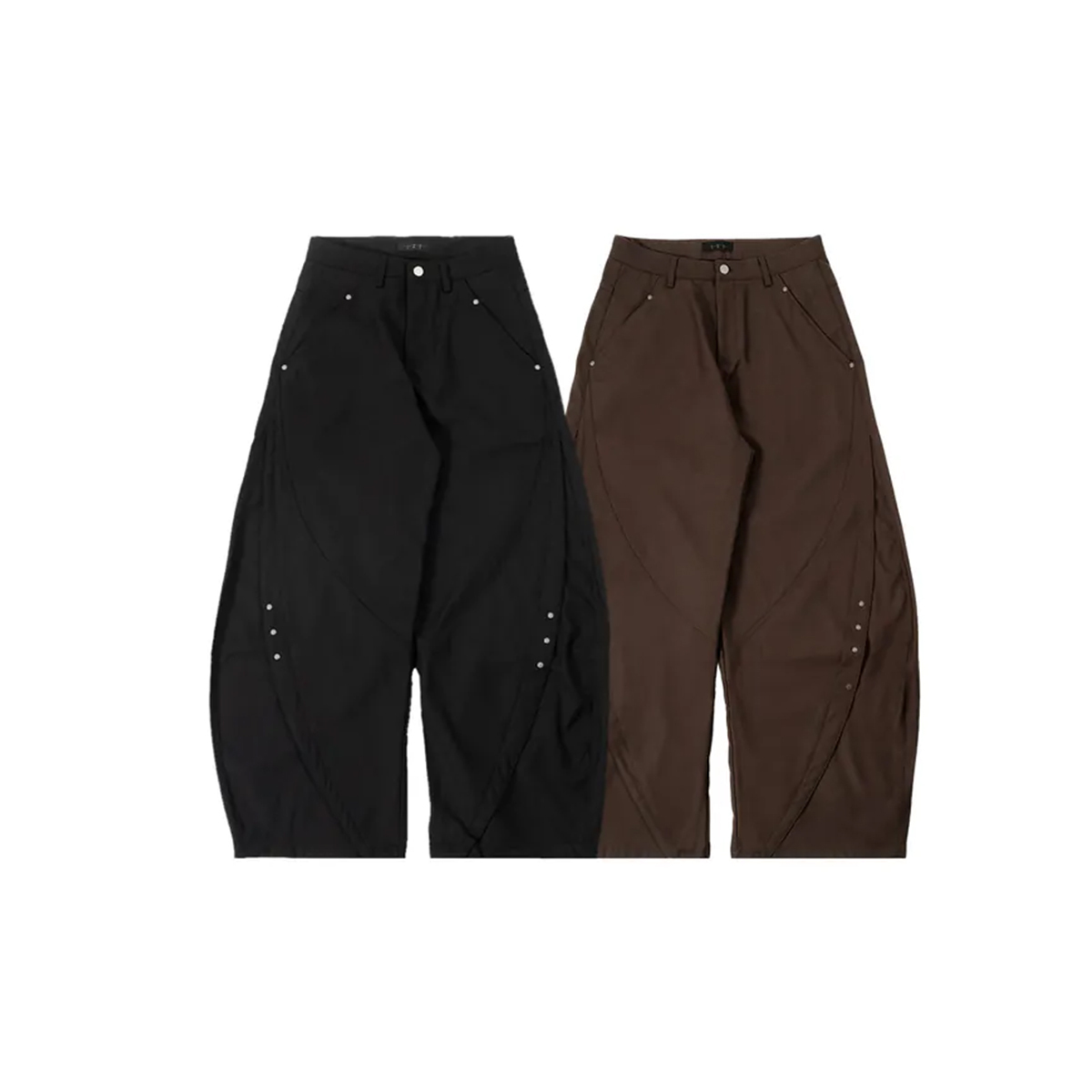 OurPick Rivet Scimitar Pants 鉚釘流線彎刀褲 2色