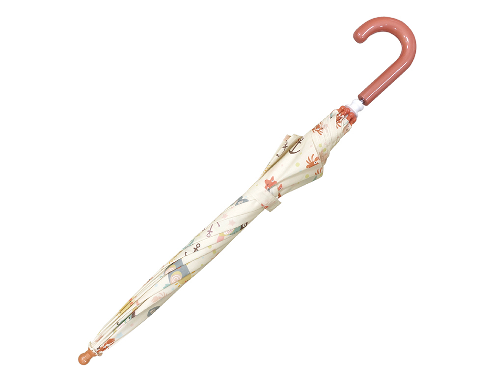 RAINSTORY兒童手開直骨傘(海盜鸚鵡)