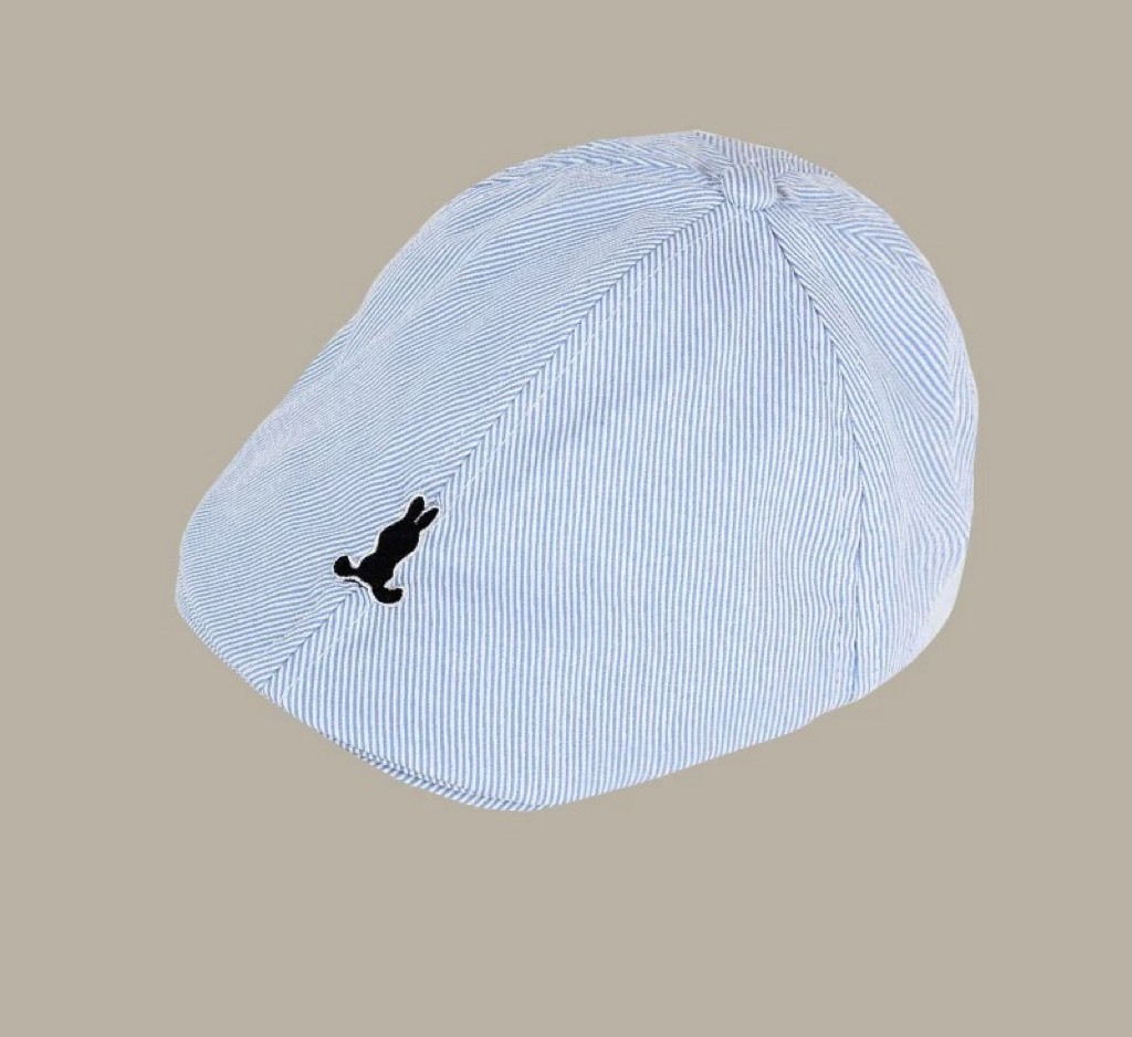 條紋紳士貝蕾帽