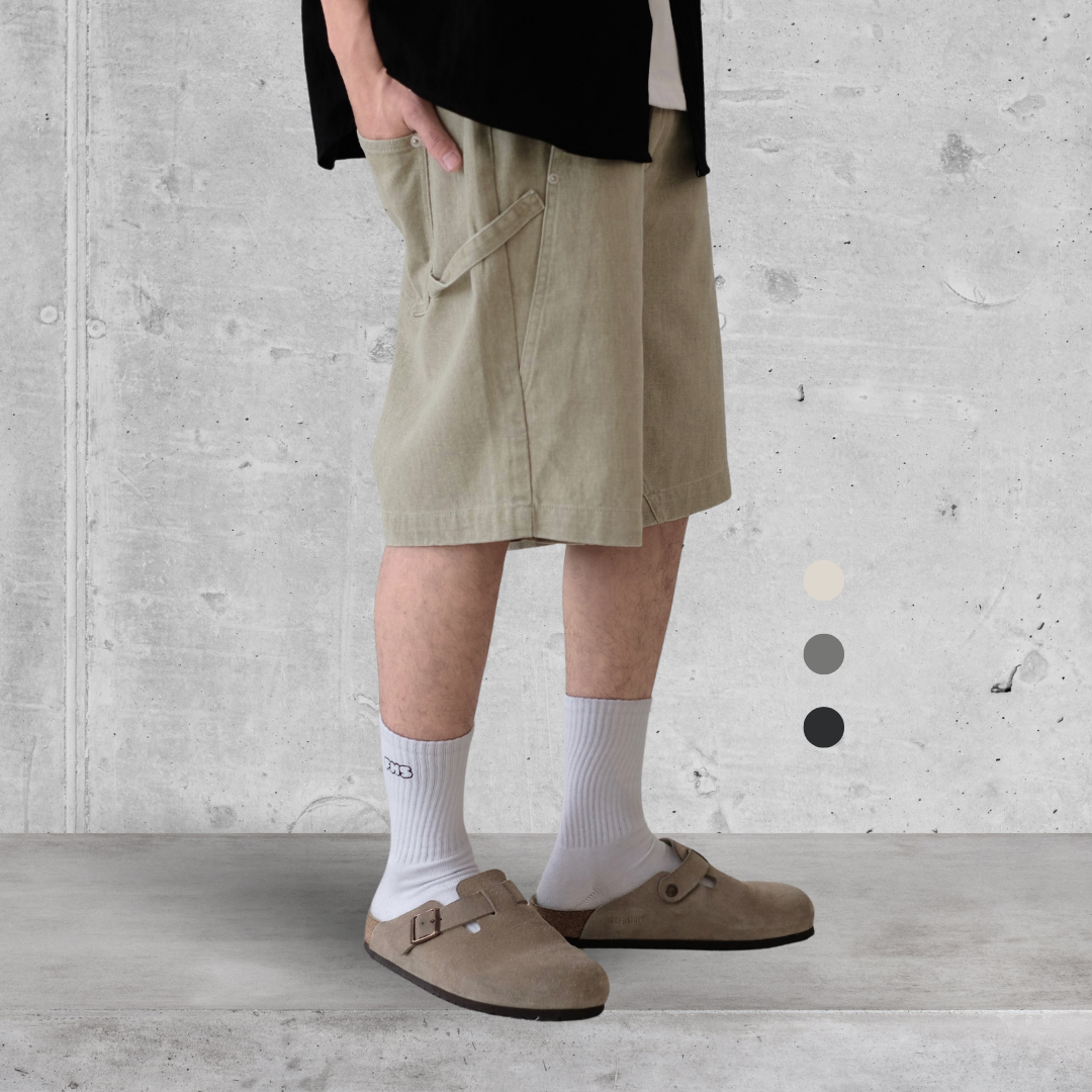 （現貨）售完不補 WP054 立體 拼接剪裁 多口袋 工裝 短褲