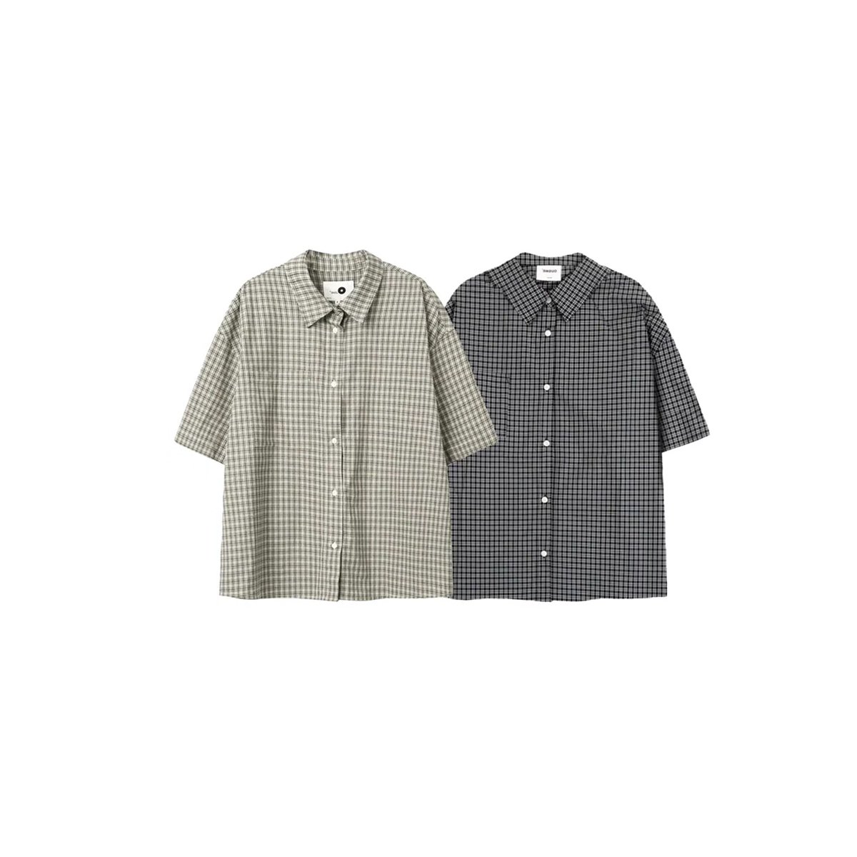 OurPick CleanFit Plaid Shirt 日系格紋短袖襯衫 2色
