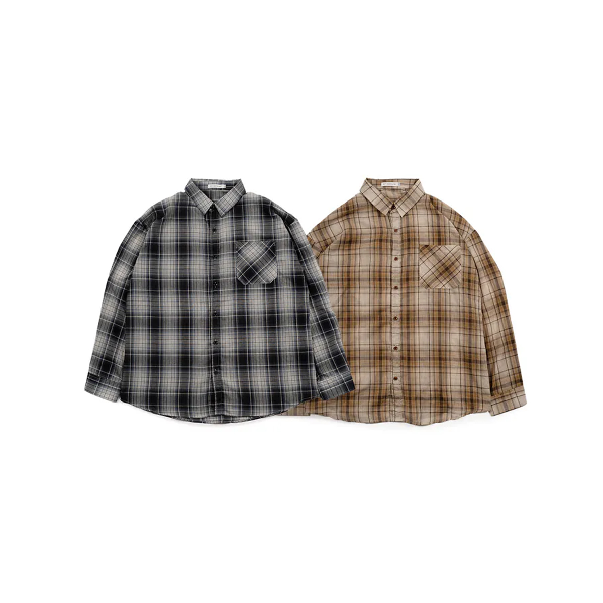 OurPick Plaid LS Shirts 日系格紋襯衫 2色