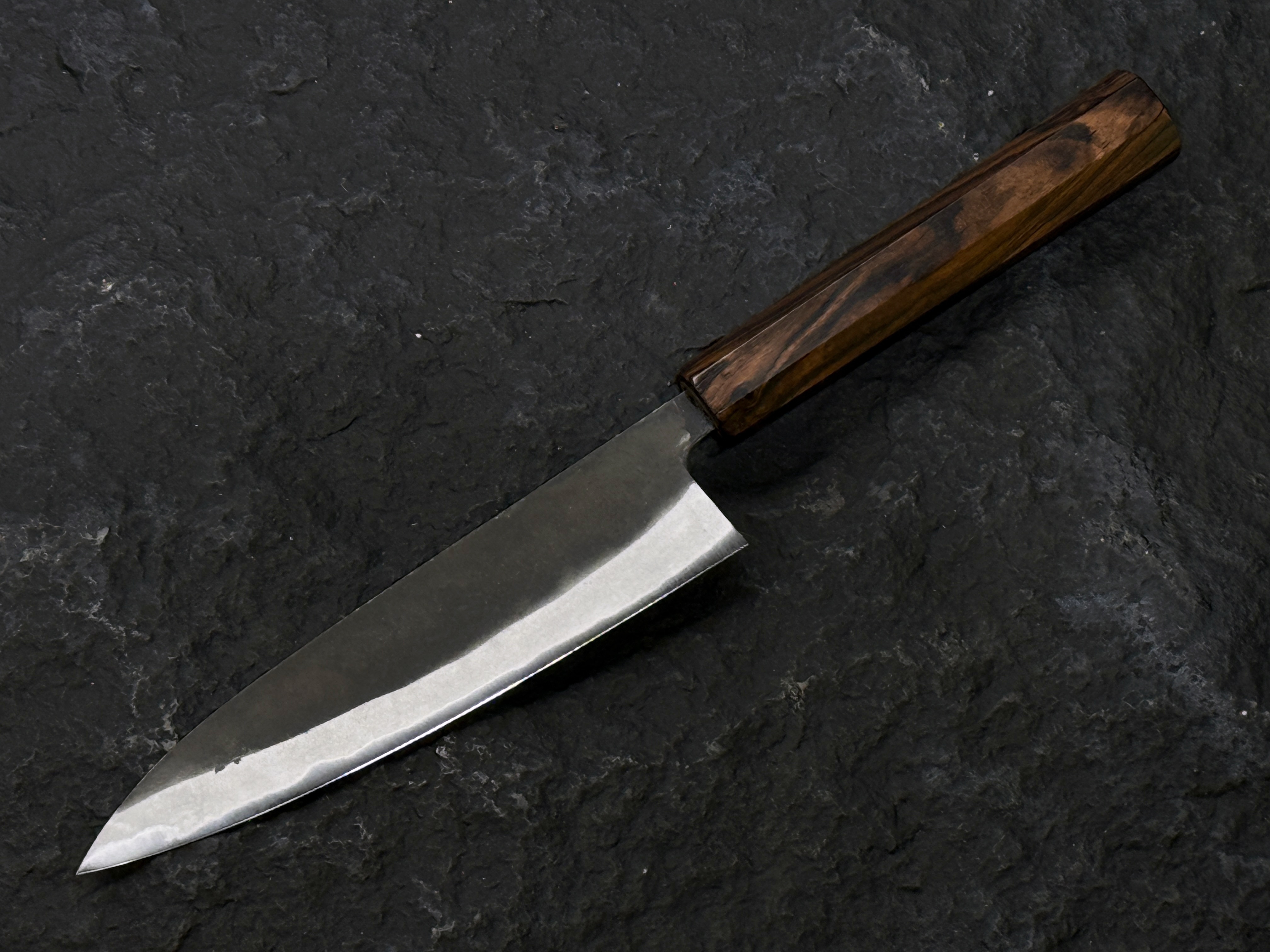 越前加茂藤超青鋼黑打小刀