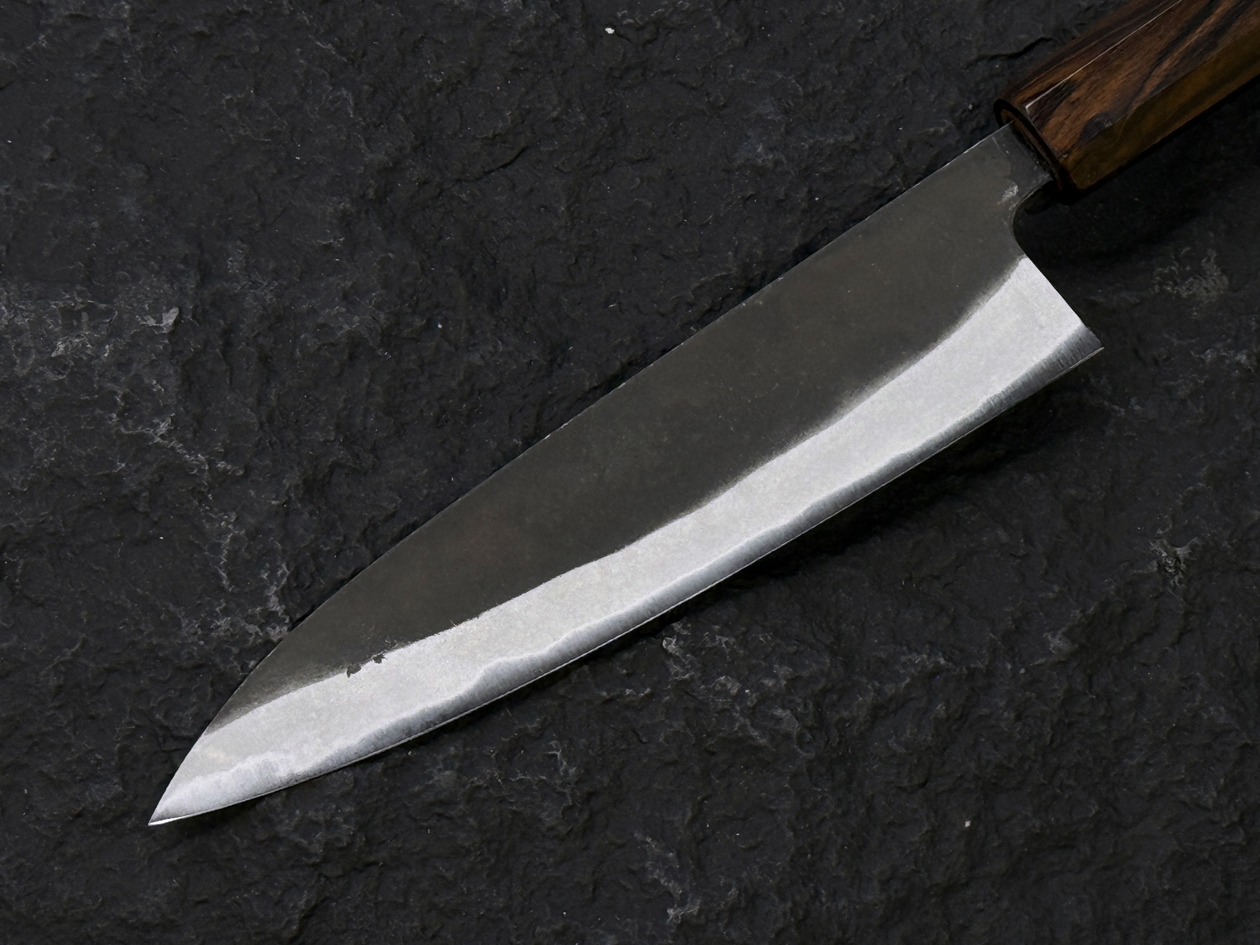 越前加茂藤超青鋼黑打小刀