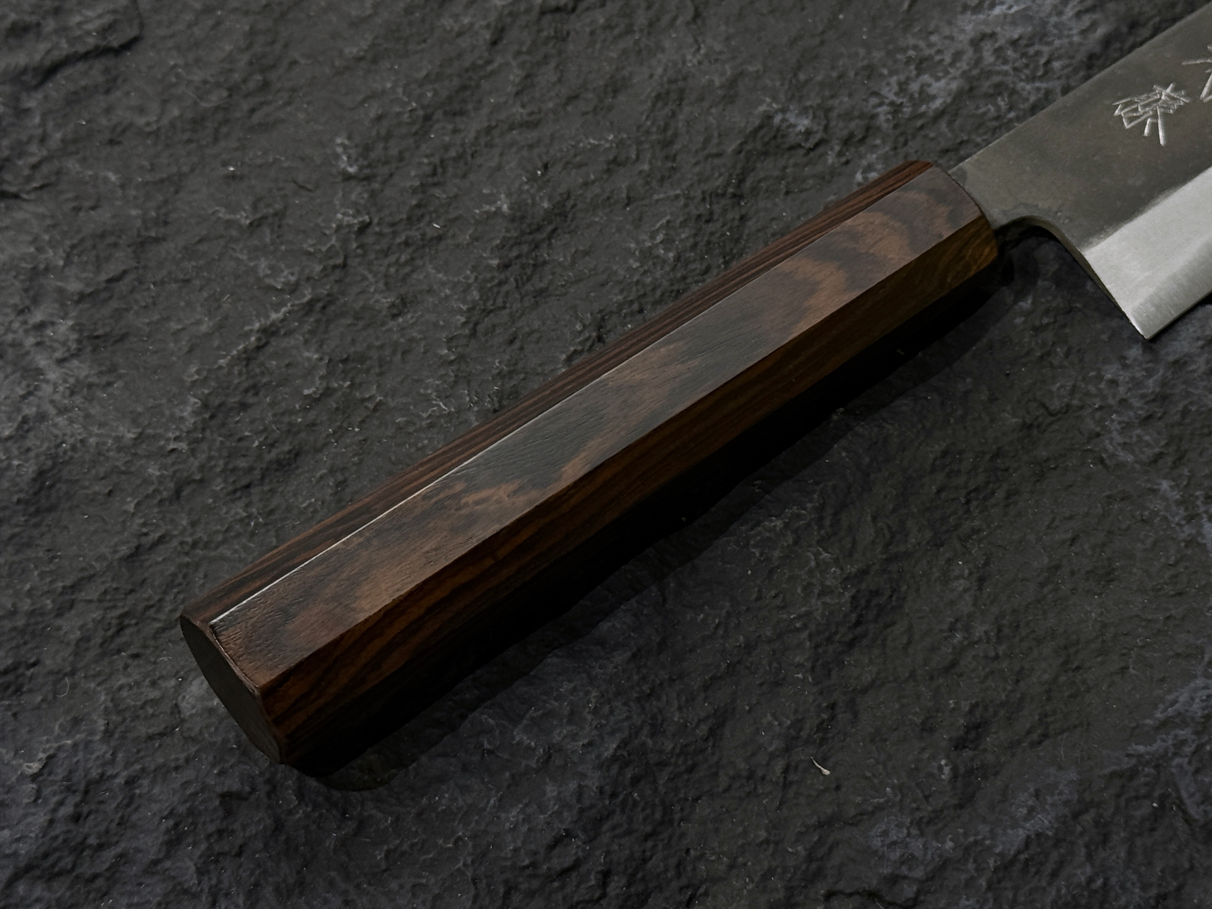 越前加茂藤超青鋼黑打小刀