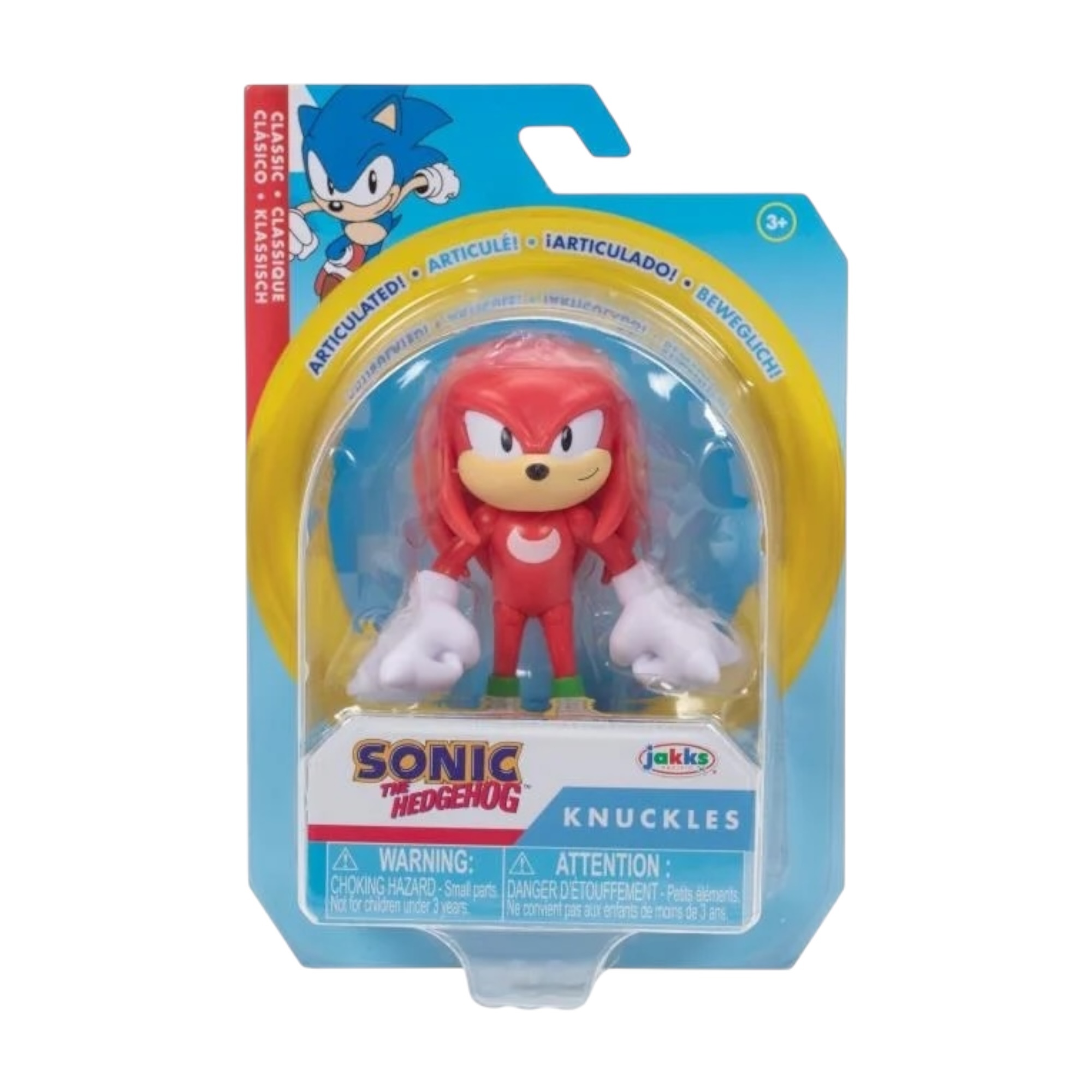 SONIC- 2.5" Figures Wave 14 - (KNUCKLES)