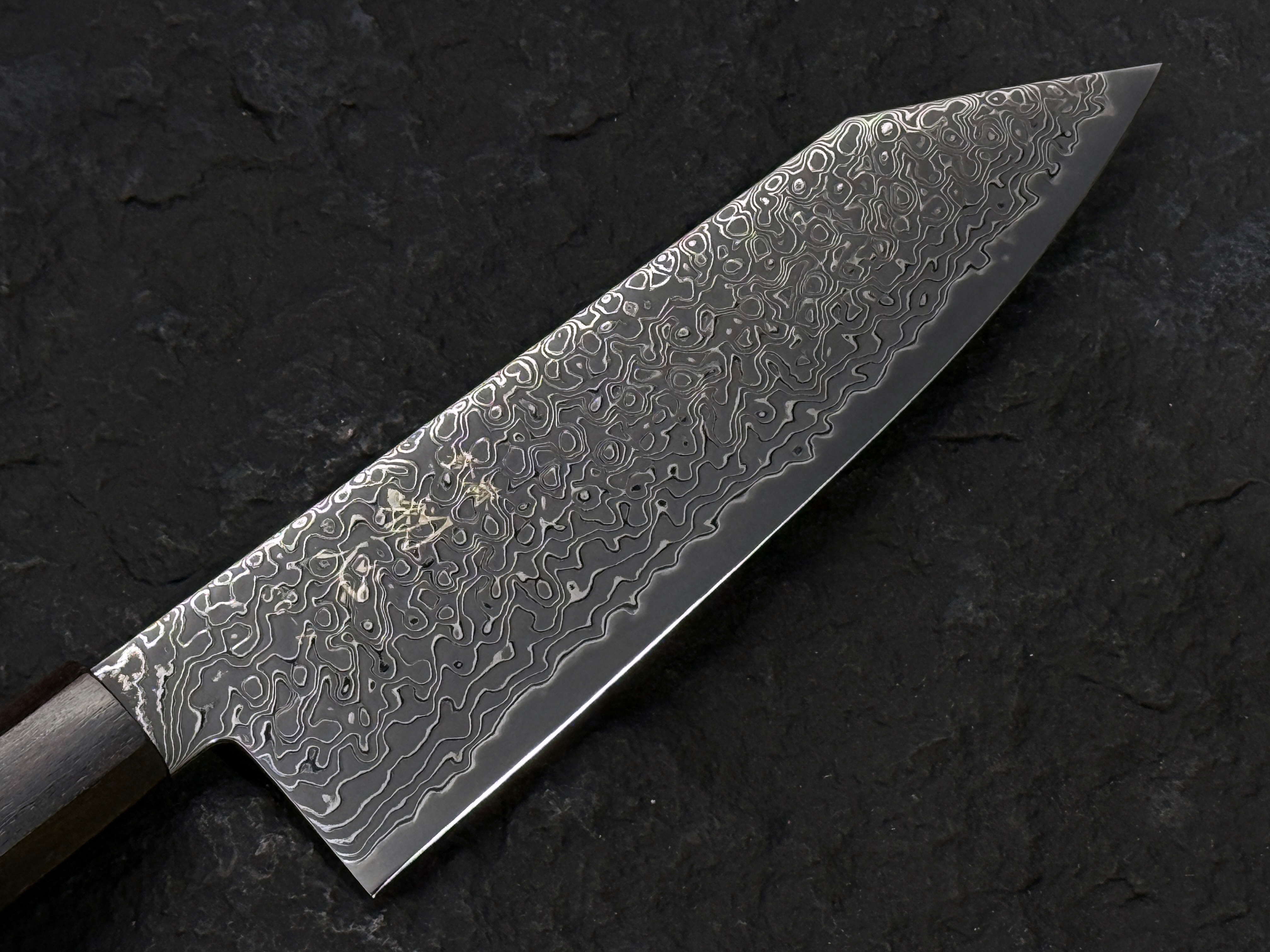 初心 流氷 SG2 黑染 大馬士革鋼 文化 黑檀柄