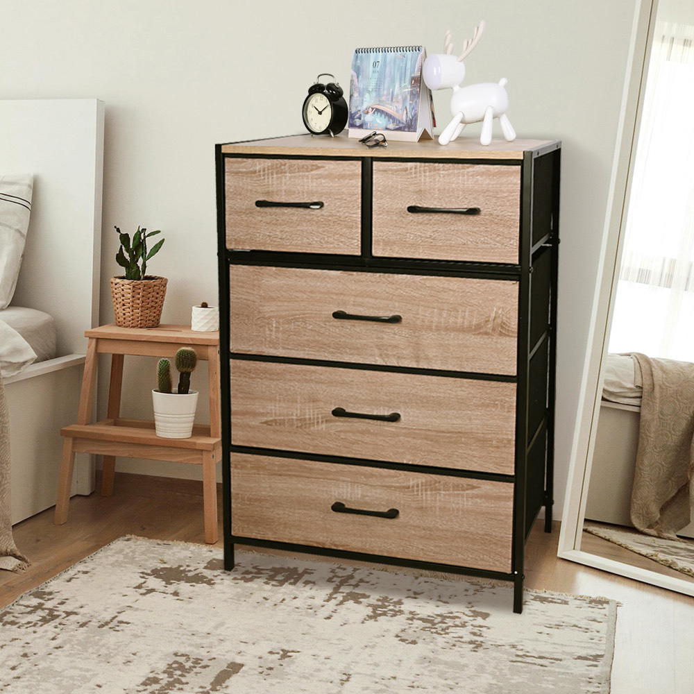 【AOTTO】日系和風大容量木紋抽屜收納櫃-60面寬(AC-802)