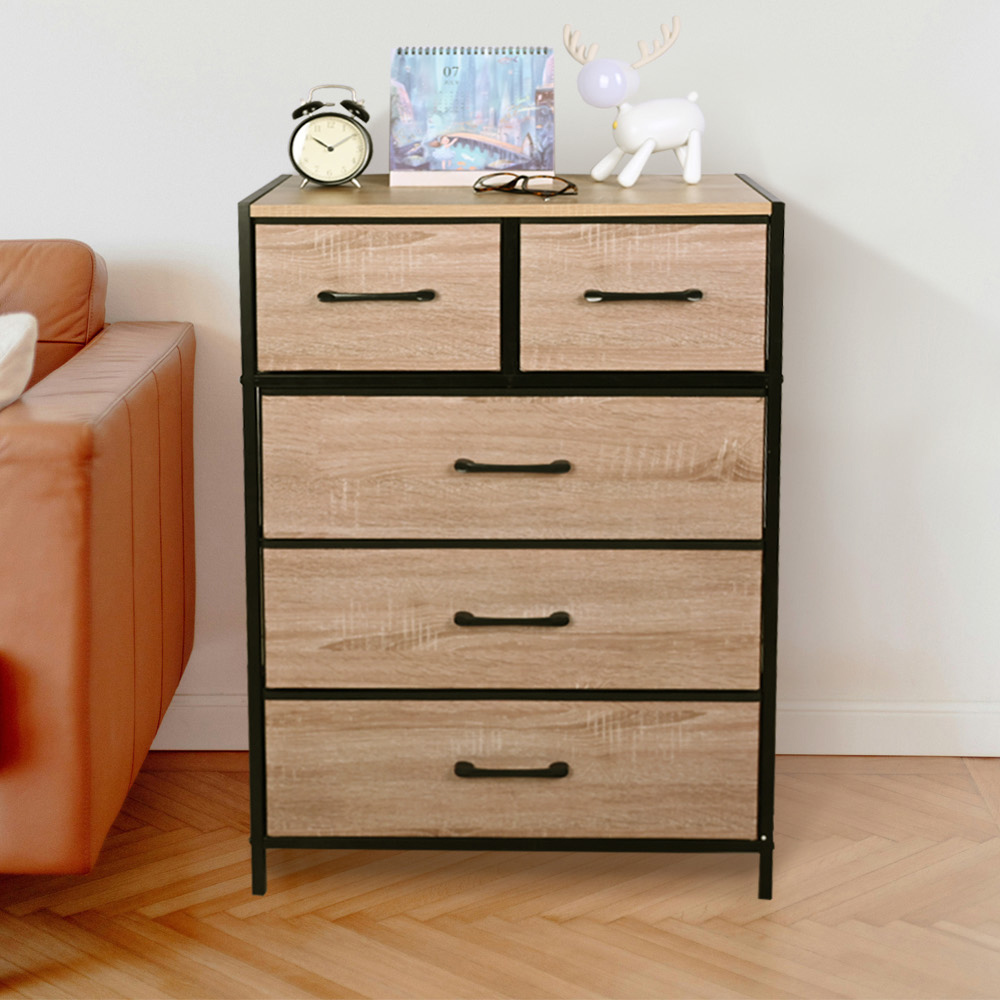 【AOTTO】日系和風大容量木紋抽屜收納櫃-60面寬(AC-802)