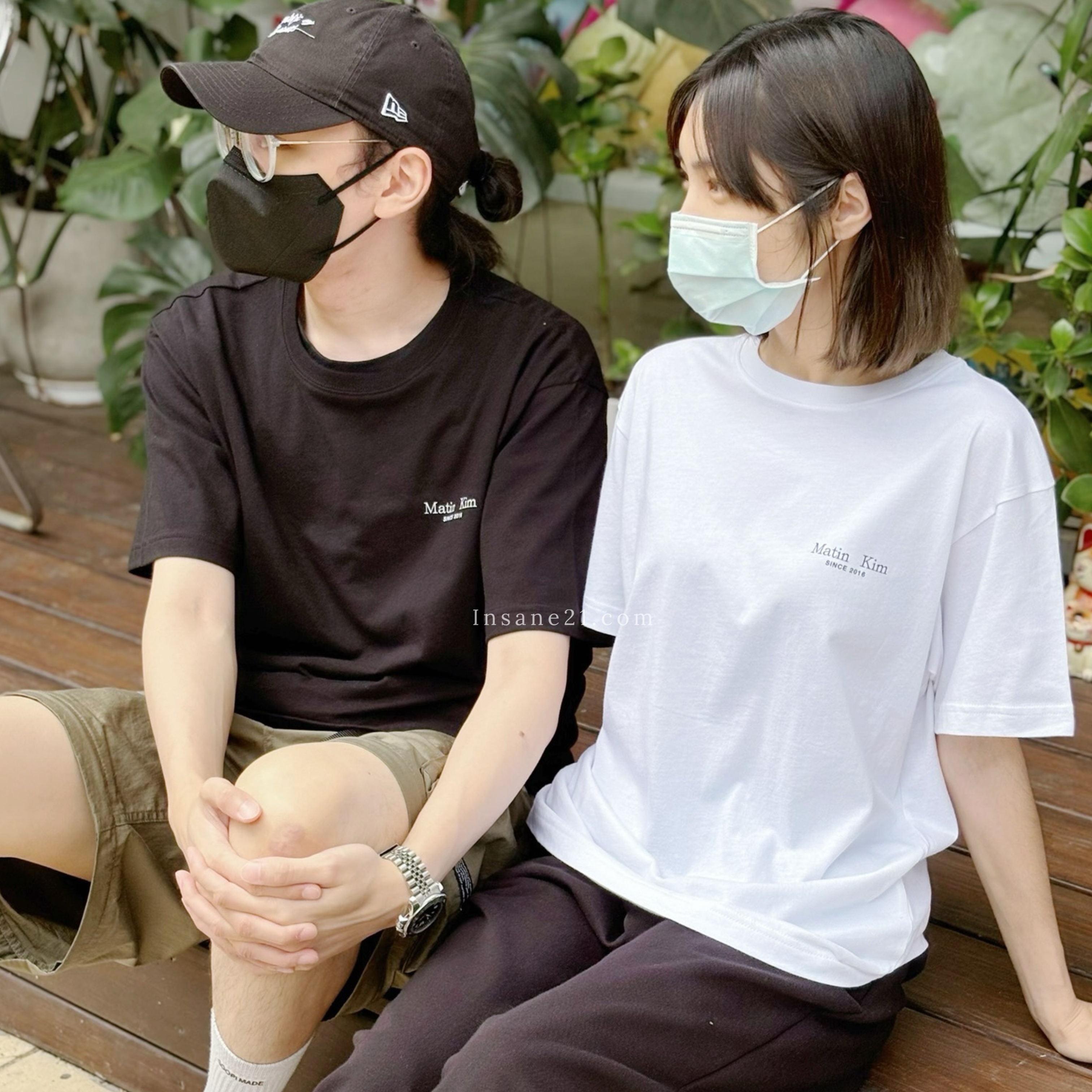 三件組合價-MATIN KIM 素色短袖 上衣 經典LOGO 單件 拆賣 韓國代購 / 現貨